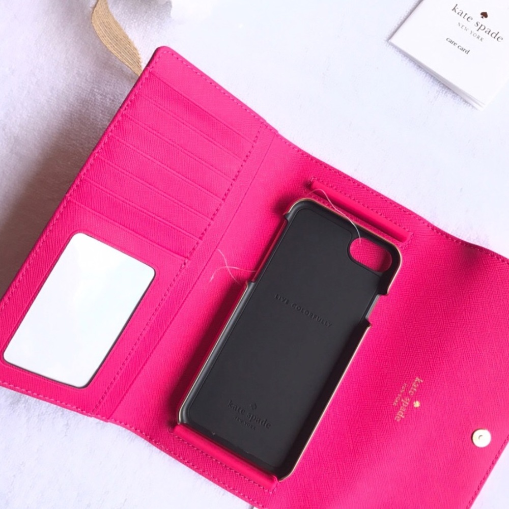 KATE SPADE IPhone 7 Wallet w/ Matching Phone Case